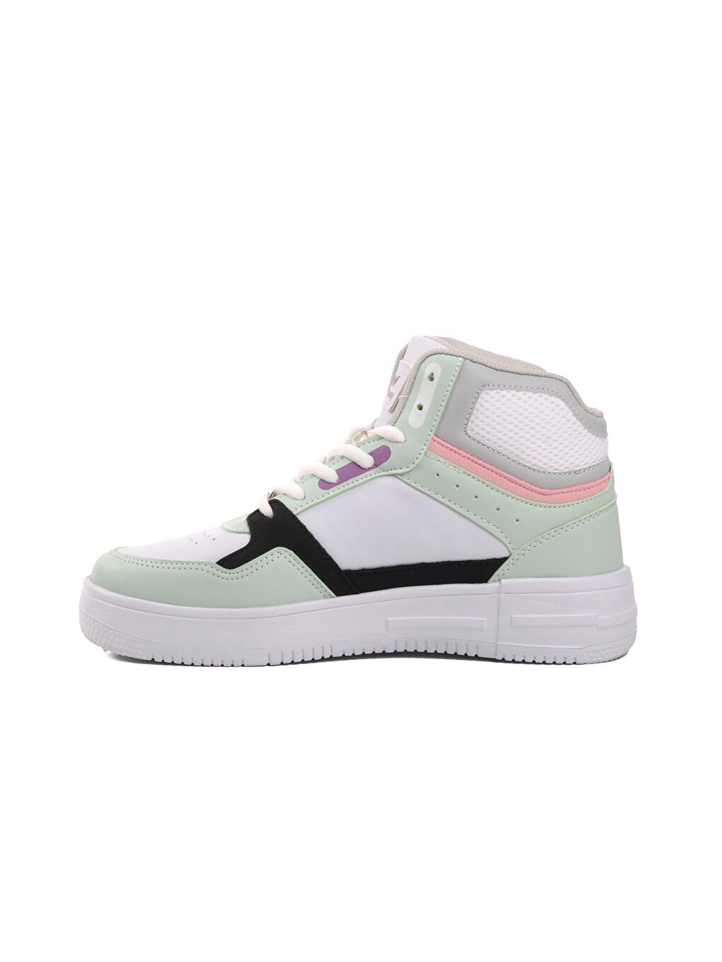 Walkway Berry Hi Beyaz-Su Yeşili Bağcıklı Unisex Hi Sneaker - 1