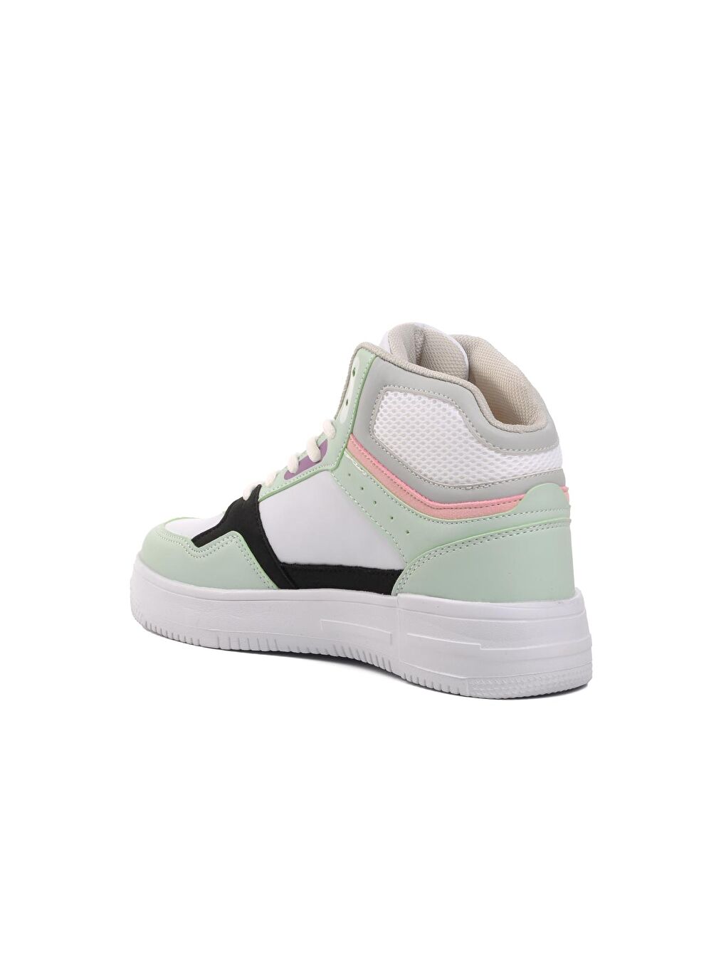 Walkway Berry Hi Beyaz-Su Yeşili Bağcıklı Unisex Hi Sneaker - 3