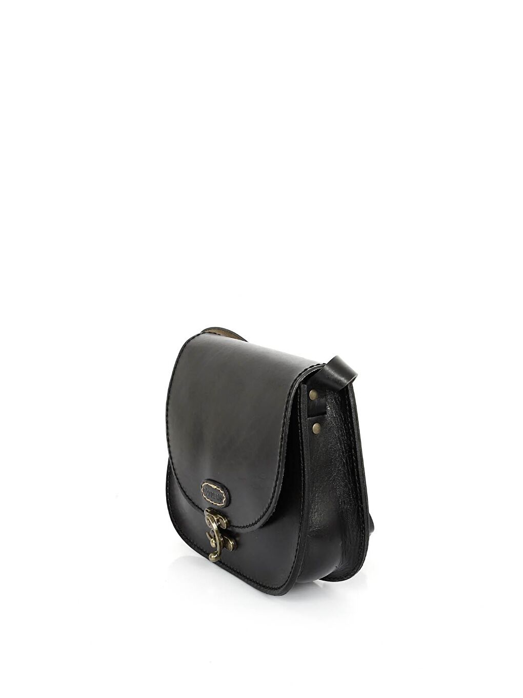 Siyah SİYAH  Hakiki Deri El İşçiliği Küçük Boy Kadın Omuz Ve Postacı Çantası K0609-2