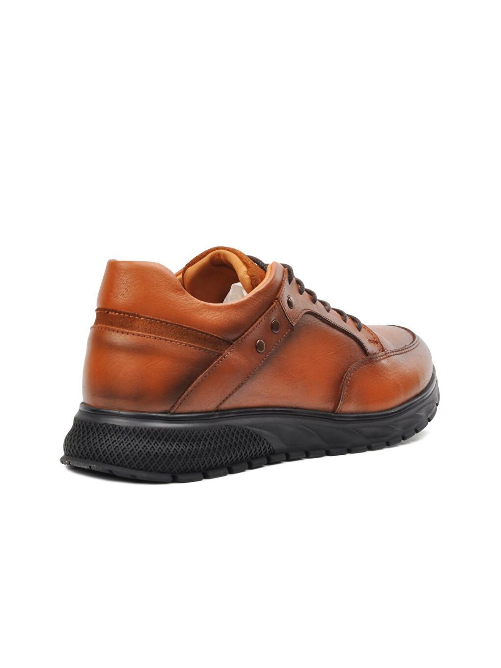 Kahverengi Premium 3254-21 Taba Erkek Hakiki Deri Casual Ayakkabı-3