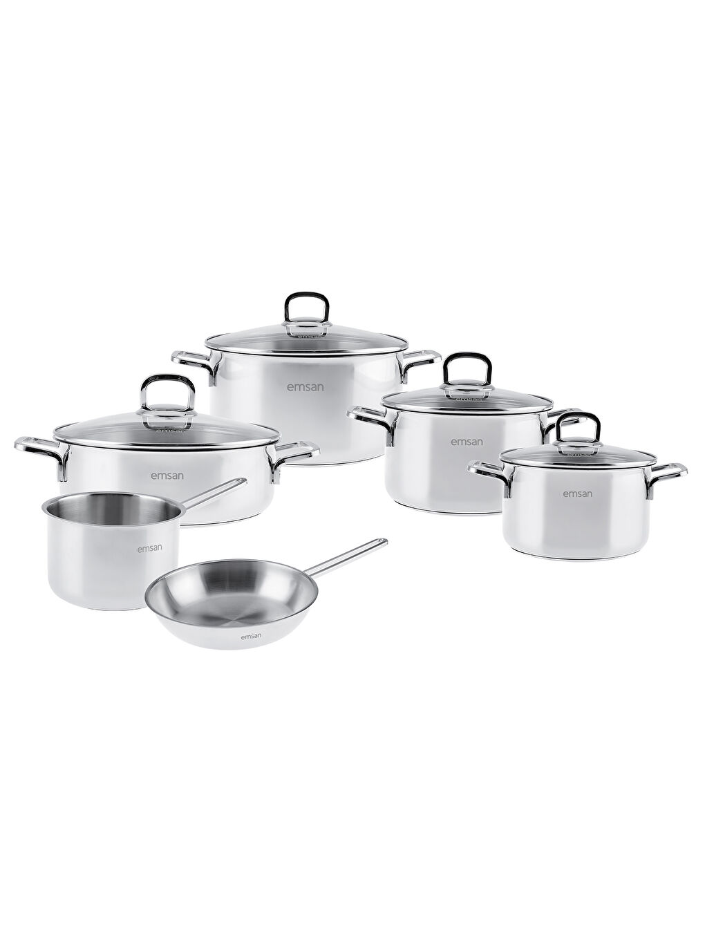 Gri Cocinero 10 Parça Çelik Çeyiz Seti-8