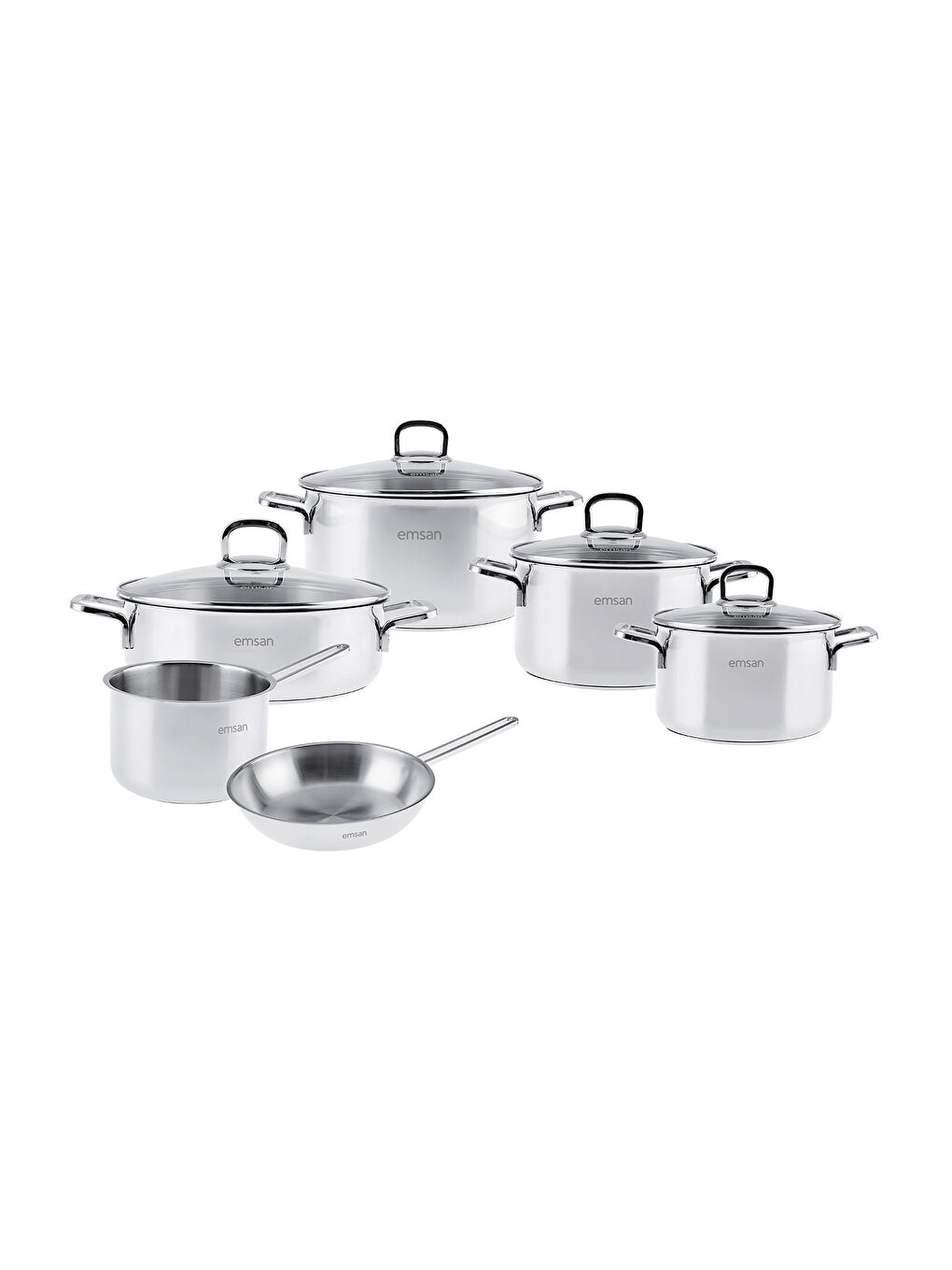 Gri Cocinero 10 Parça Çelik Çeyiz Seti-10