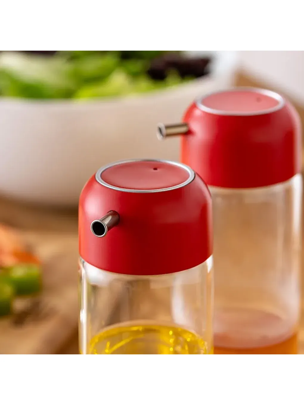 Kırmızı Sımple 2'li Yağlık Sirkelik 250 ml-8