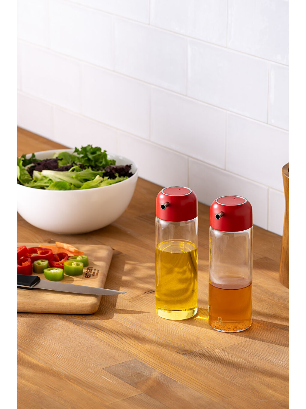 Kırmızı Sımple 2'li Yağlık Sirkelik 250 ml-9