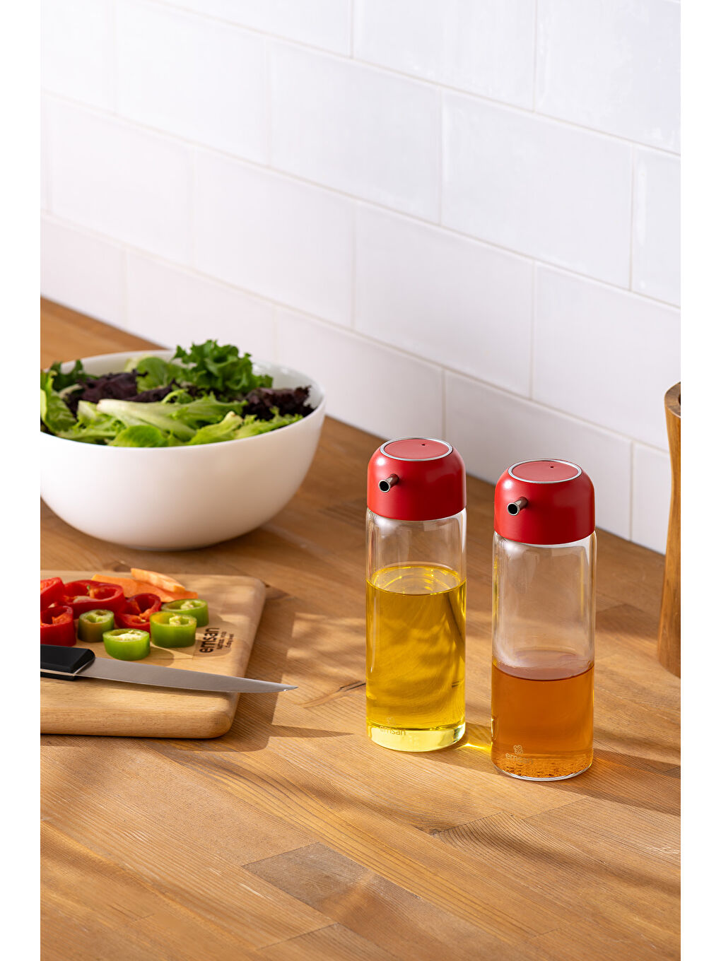 Kırmızı Sımple 2'li Yağlık Sirkelik 250 ml