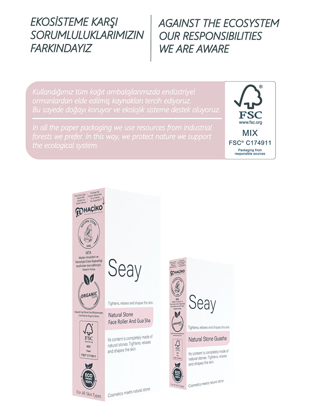 Seay Pembe Kuvars Face Roller Ve Kalp Gua Sha Yüz Masaj Aleti Seti Değerli Doğaltaş Sertifikalı - 8