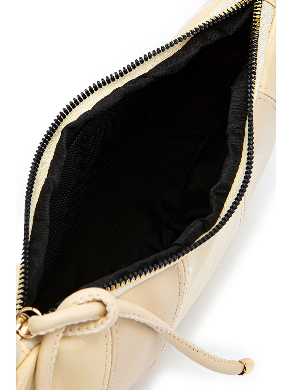 İp Sarkıt Detaylı Suni Deri Bohem Tarz Wade Kadın Çapraz Çanta Tereyağ Sarısı-3