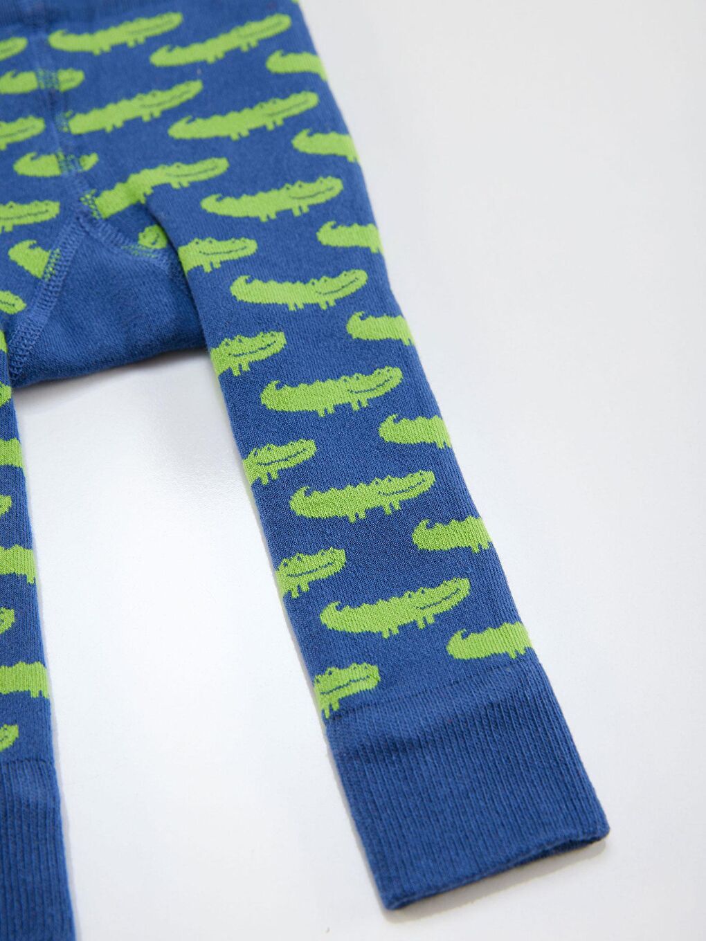 Karışık Timsah Desenli Bebek Tayt Pantolon-3