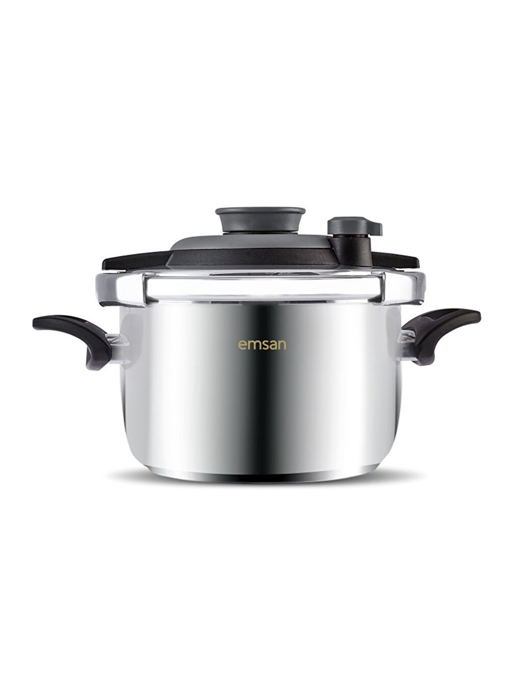 Gri Vera Düdüklü Tencere 6 Litre Siyah-9