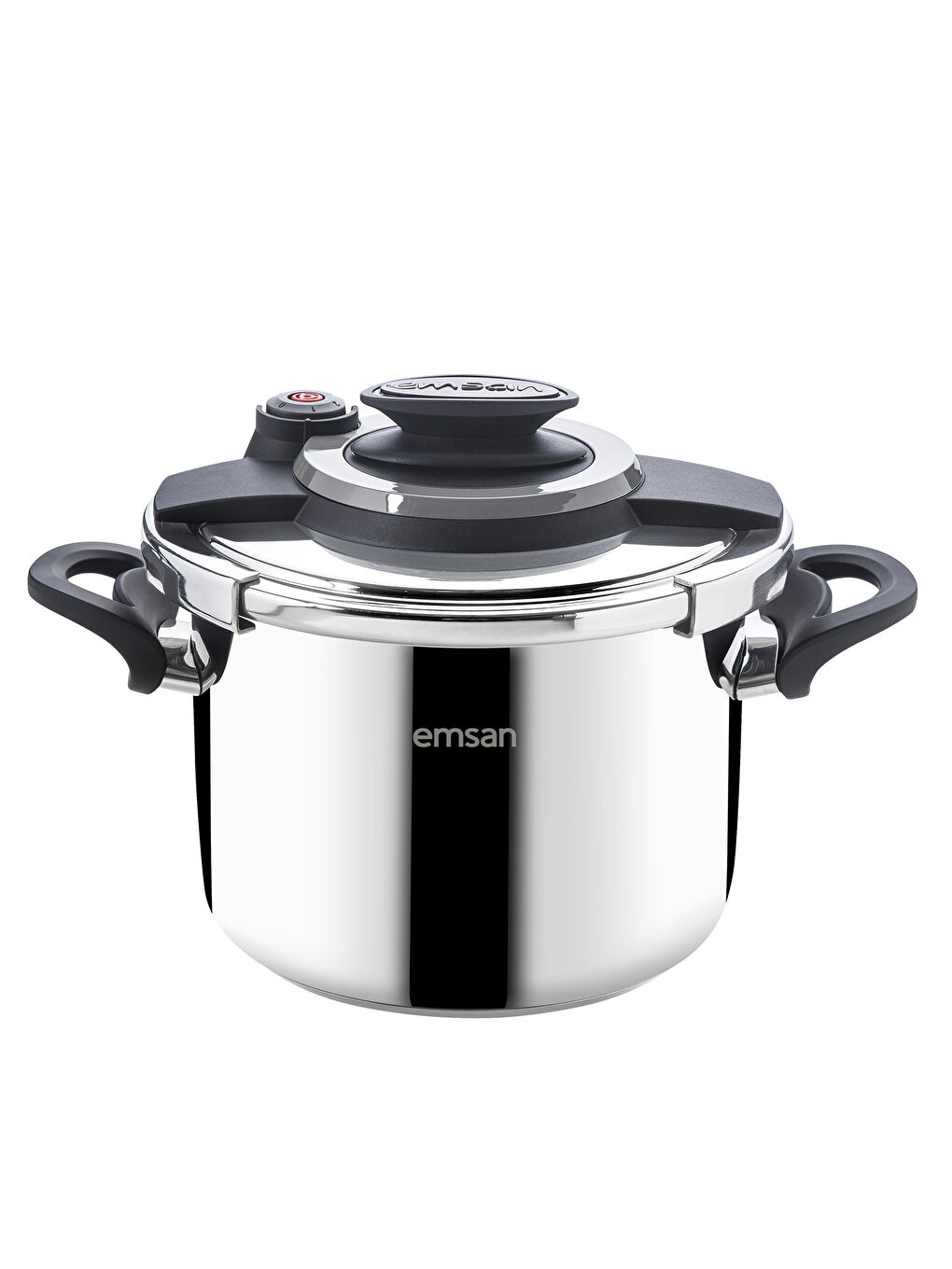 Montana Siyah Gri Düdüklü Tencere 4 Litre-7