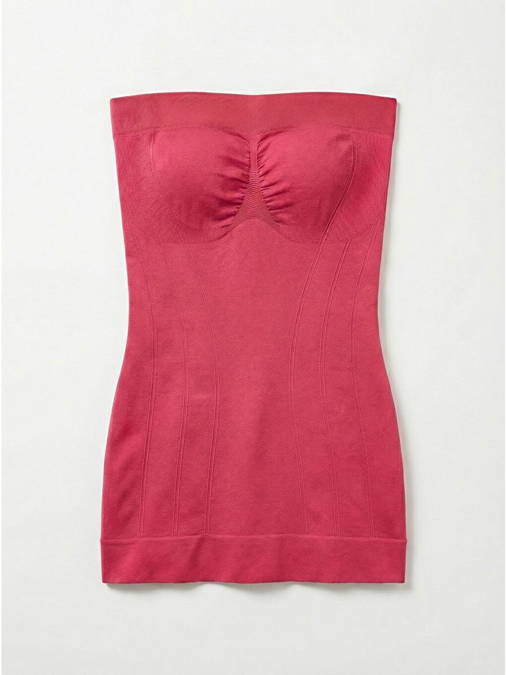 C15005 Straplez Desenli  korse Atlet Fuşya