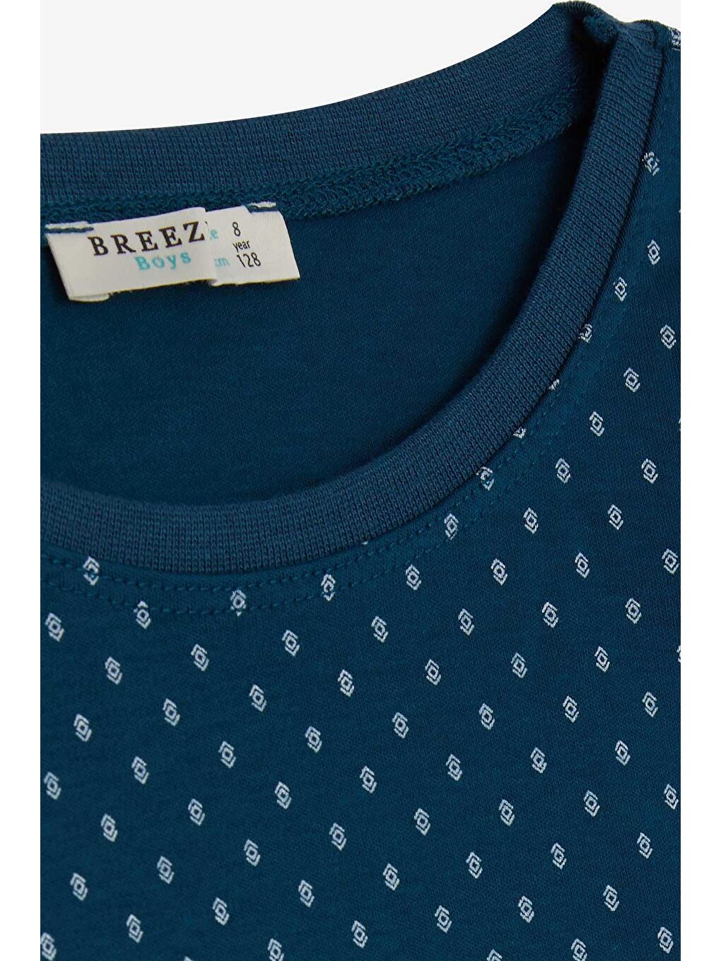 Erkek Çocuk Pijama Takımı Desenli Koyu Mavi (4 Yaş)-4