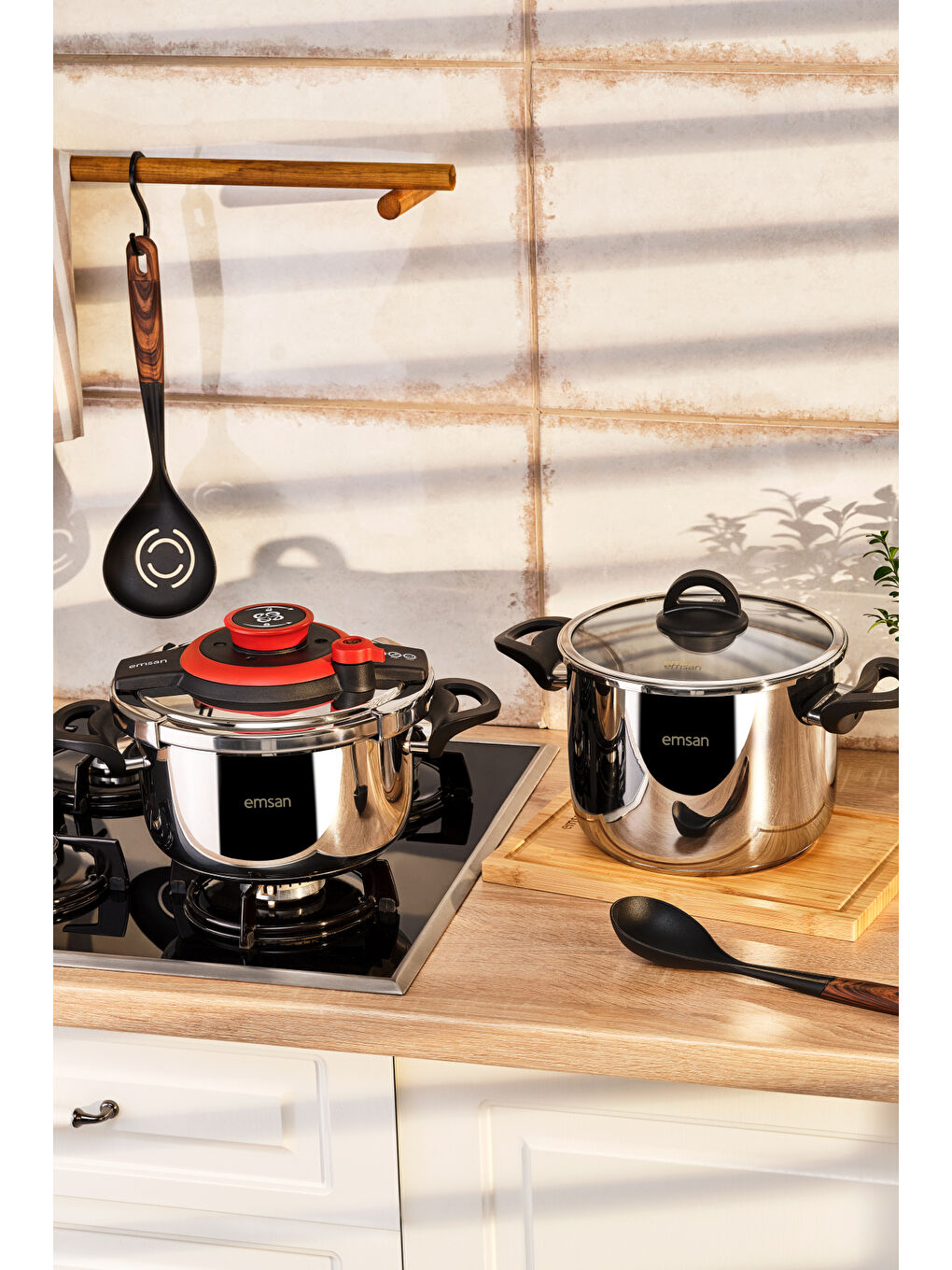 Vera Düdüklü Tencere Seti 4+6 Litre Kırmızı-7