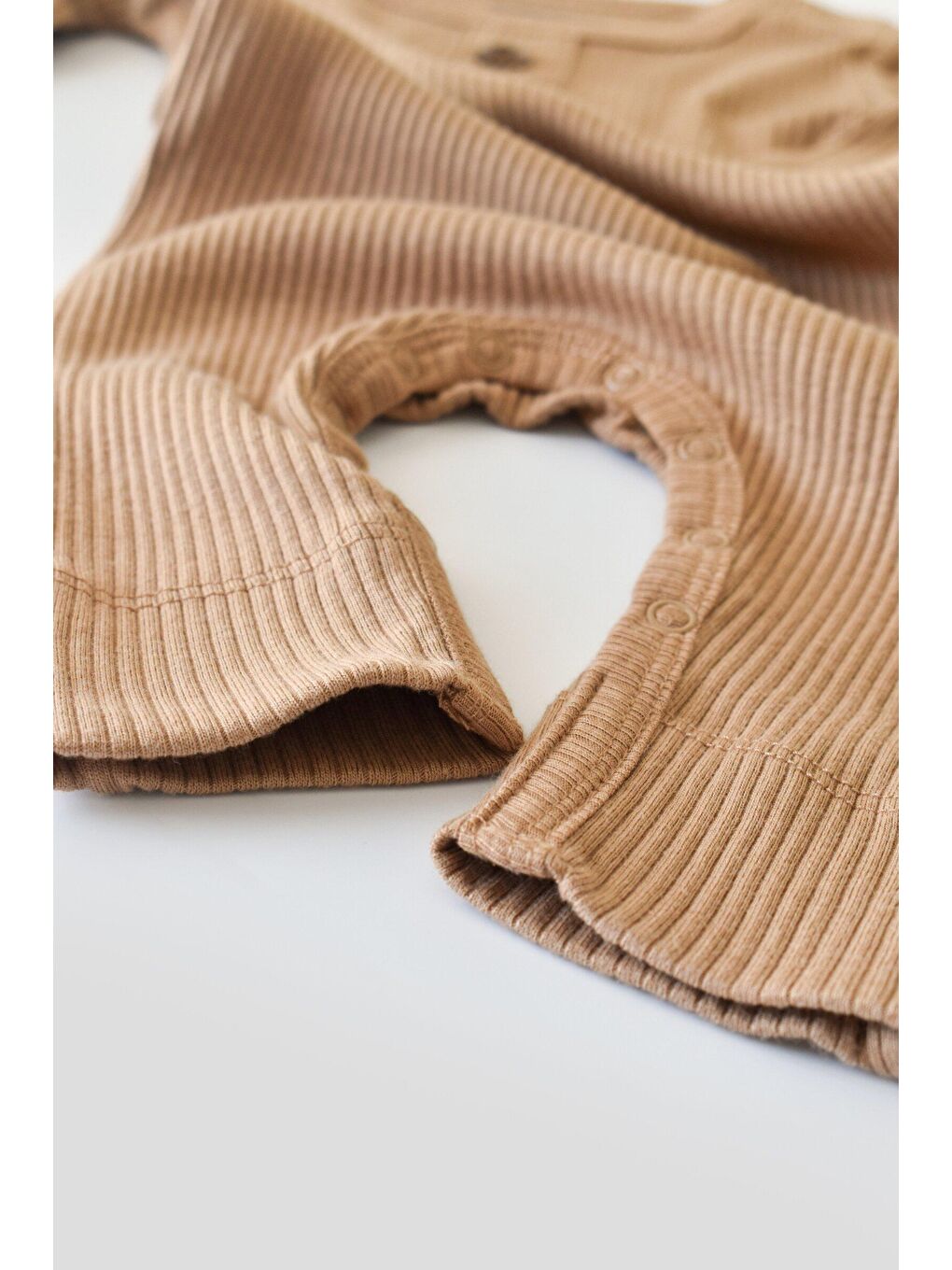 Kahverengi Modal Uzun Kollu Tulum-4