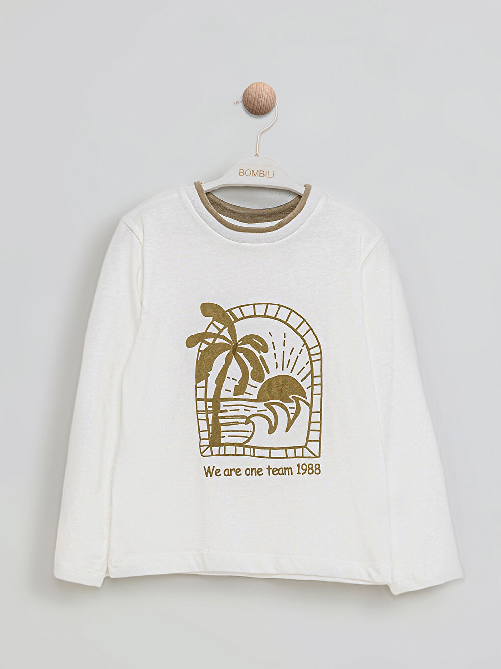 Erkek Çocuk 3'lü Takım 2-5 Yaş Bej-4