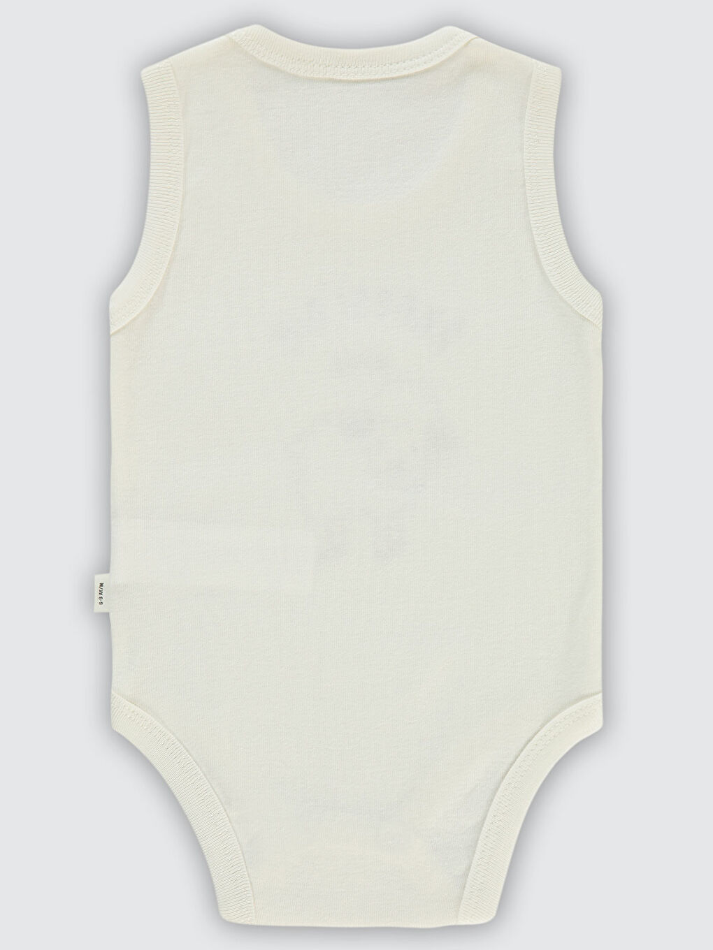 Civil Baby Bebek Çıtçıtlı Badi 1-36 Ay Ekru - 1