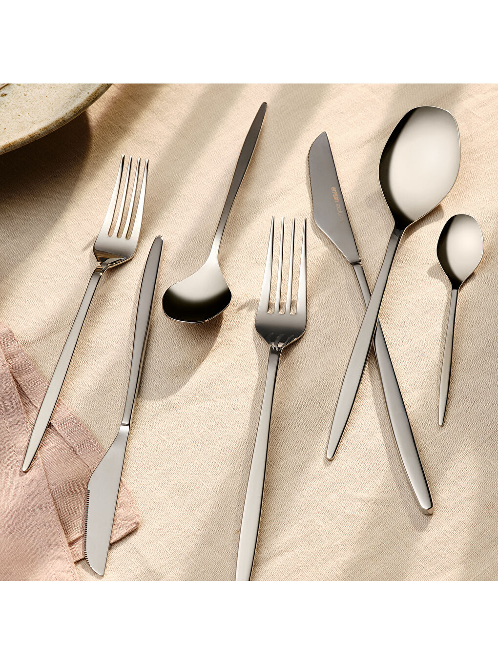 Gri Alisa 84 Parça 12 Kişilik Kutulu Çatal Kaşık Bıçak Takımı-6