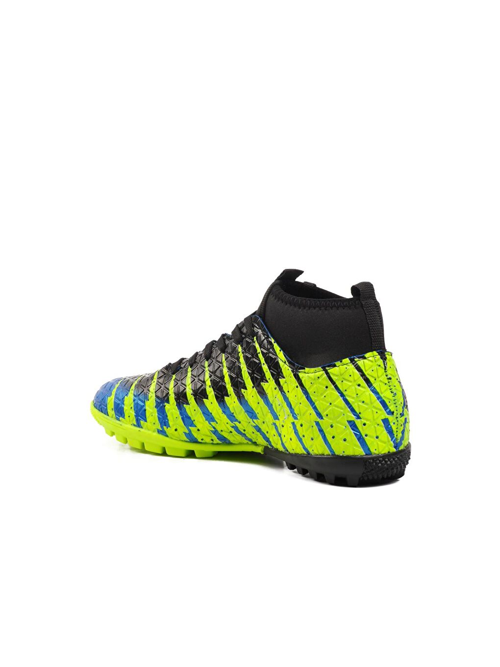 Mavi-Sarı Erkek Çoraplı Halı Saha Ayakkabısı 1453-3