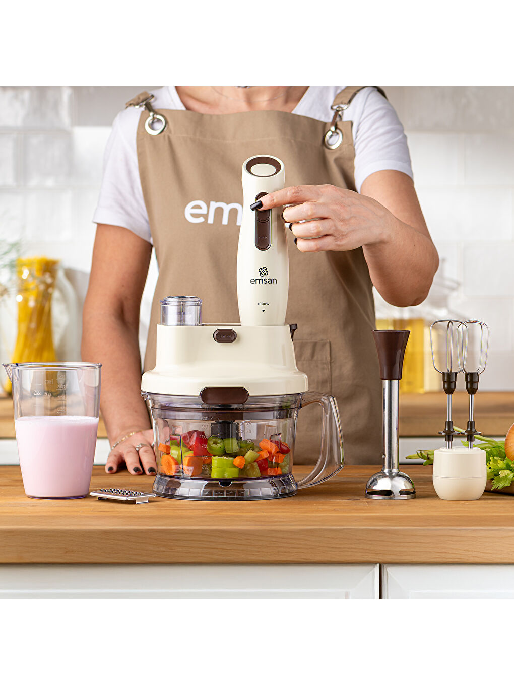 Nostalji Mutfak Robotu Krem-9