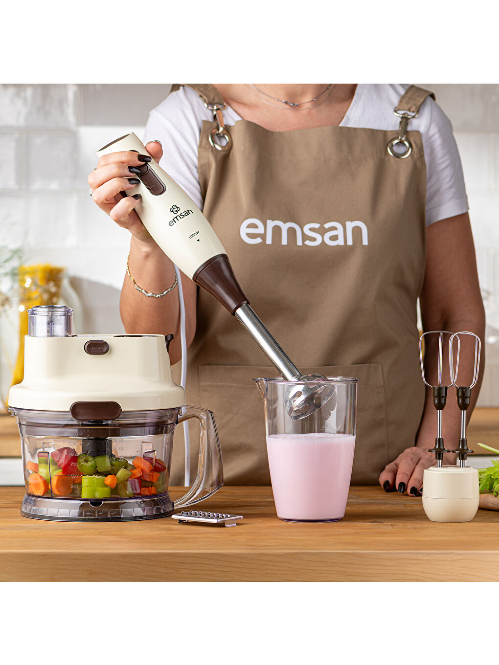 Nostalji Mutfak Robotu Krem-10