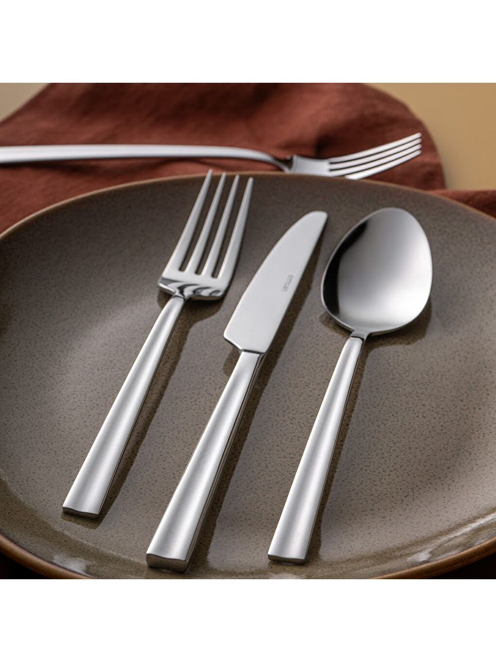 Gri Çınar 24 Parça Kutulu Çatal Kaşık Bıçak Takımı-7