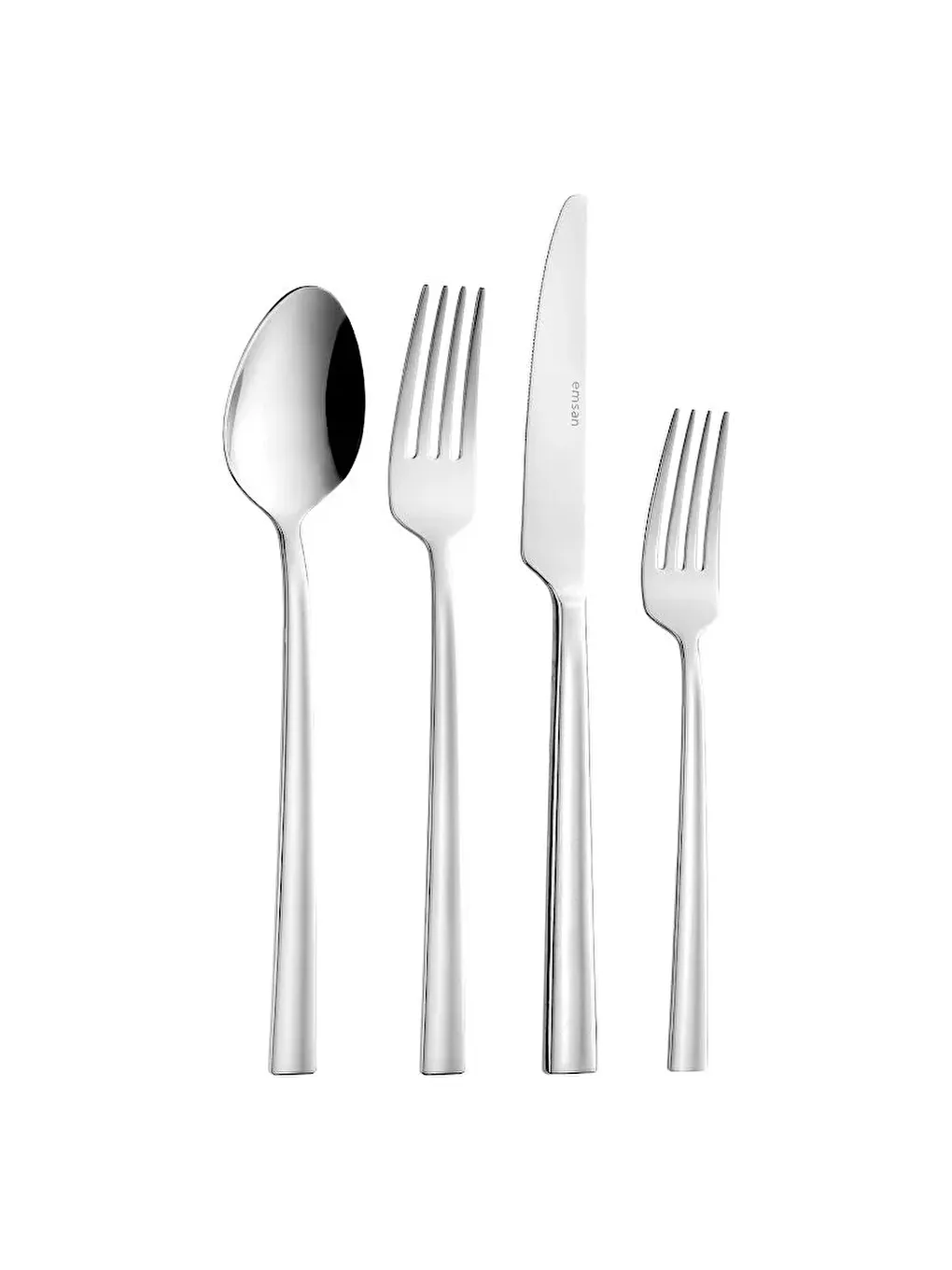 Gri Çınar 24 Parça Kutulu Çatal Kaşık Bıçak Takımı-8