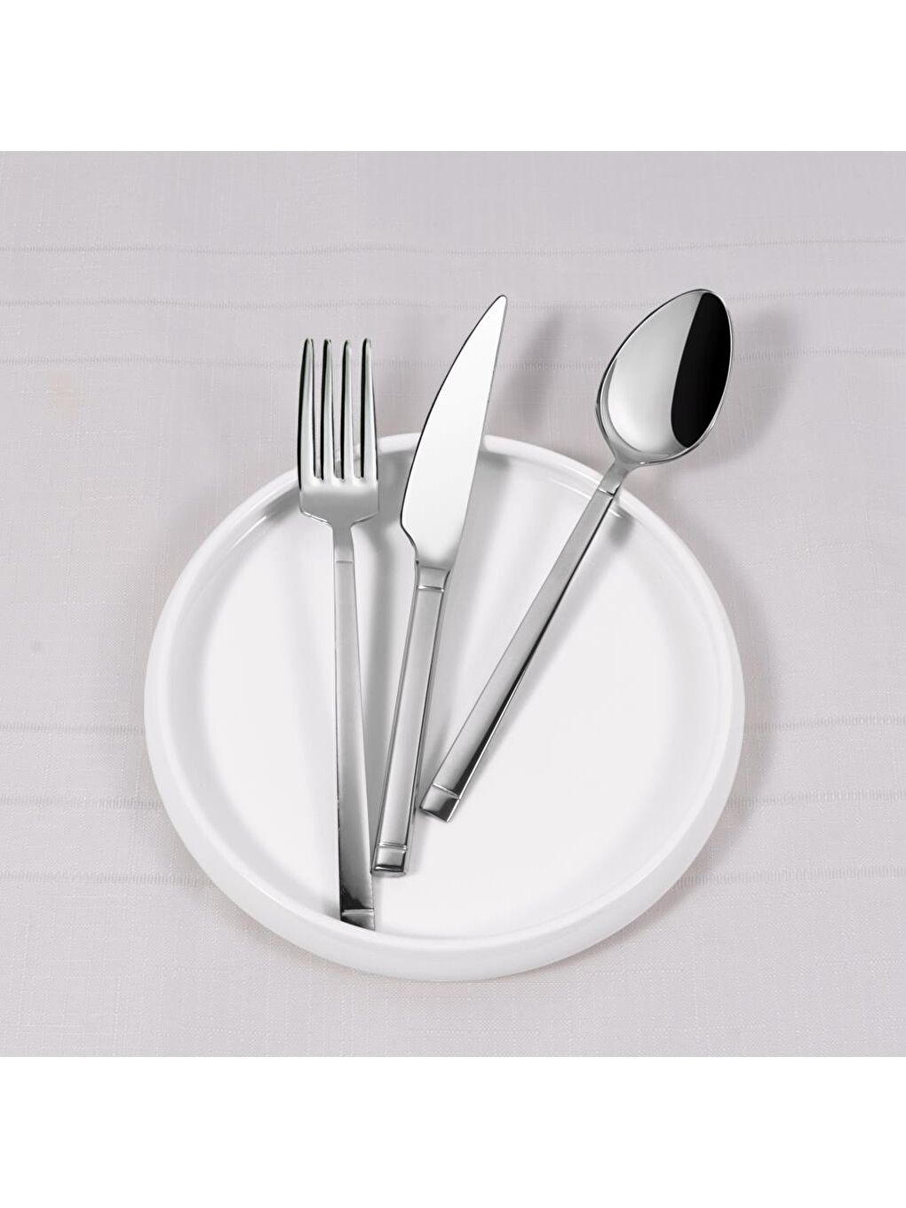 Gri Barselona Çelik Çatal Kaşık Bıçak Takımı 18 Parça, Premium 18/10 Paslanmaz Çelik-2