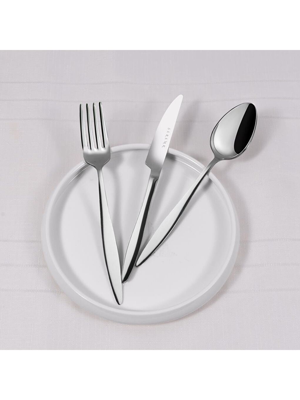 Gri Milano Çelik Çatal Kaşık Bıçak Takımı 18 Parça, Premium 18/10 Paslanmaz Çelik-3