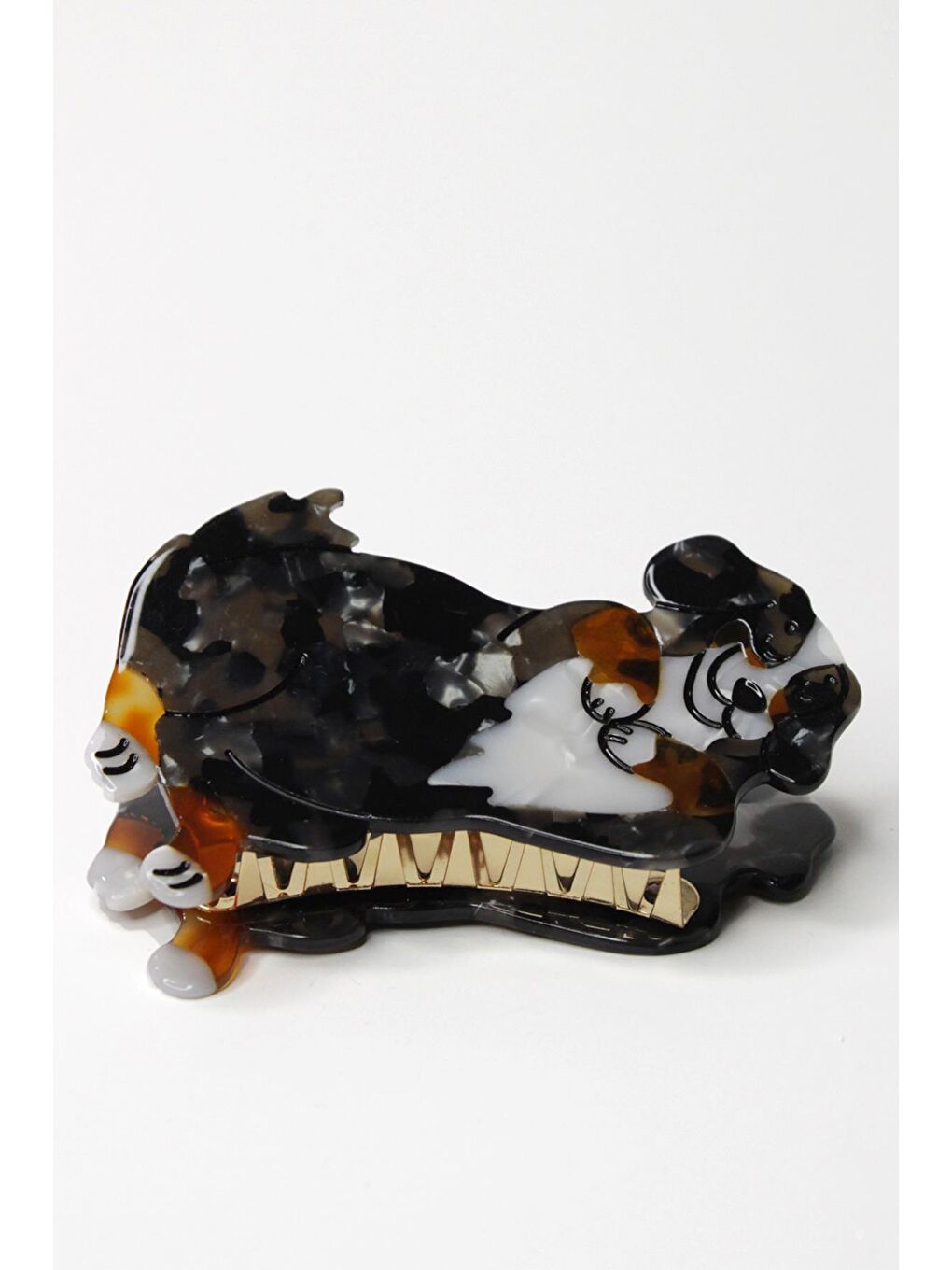 Siyah Bernese Köpekcik Lüks Kemik Mandal Toka-8