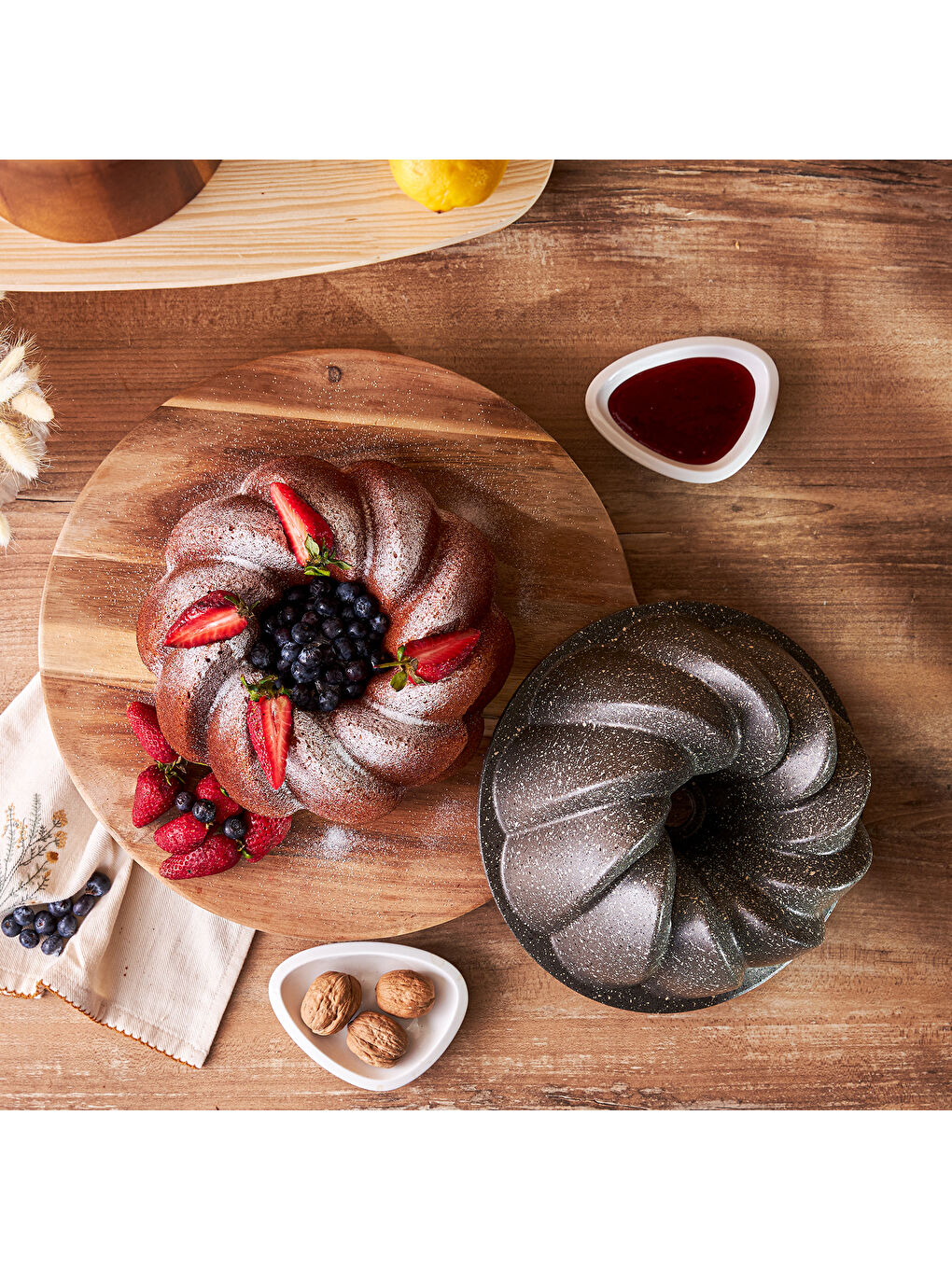 Windy Kek Kalıbı Gri-8