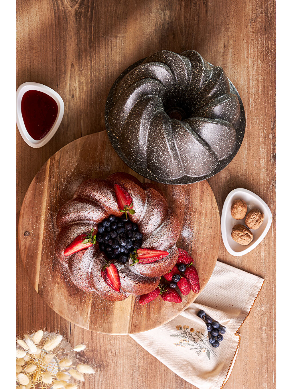 Windy Kek Kalıbı Gri-3