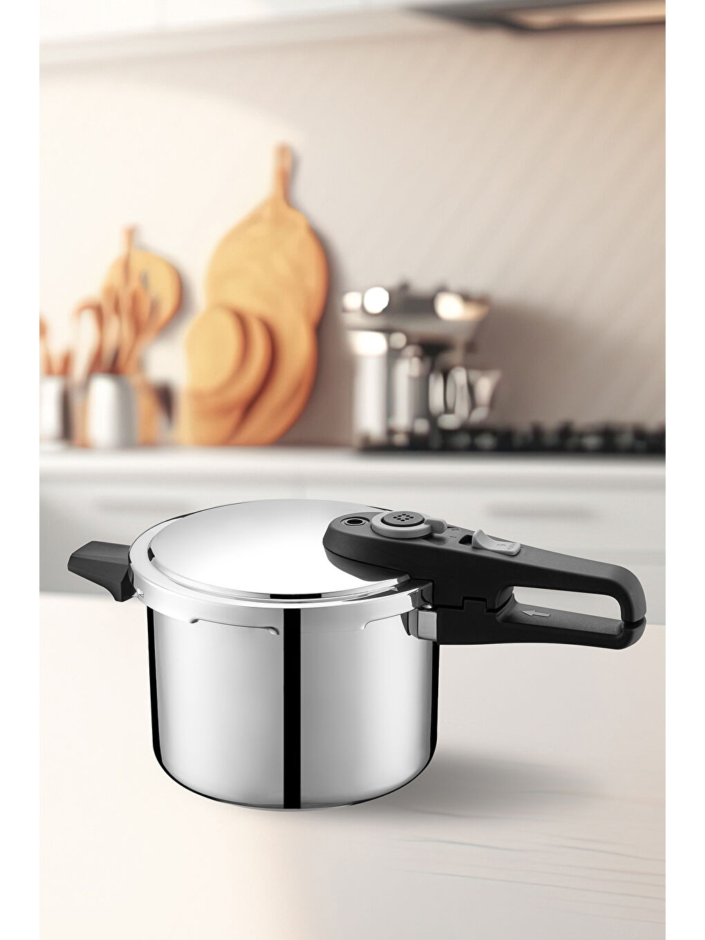 Siyah Fast Cooker Çift Emniyetli Düdüklü Tencere 4 Lt-2