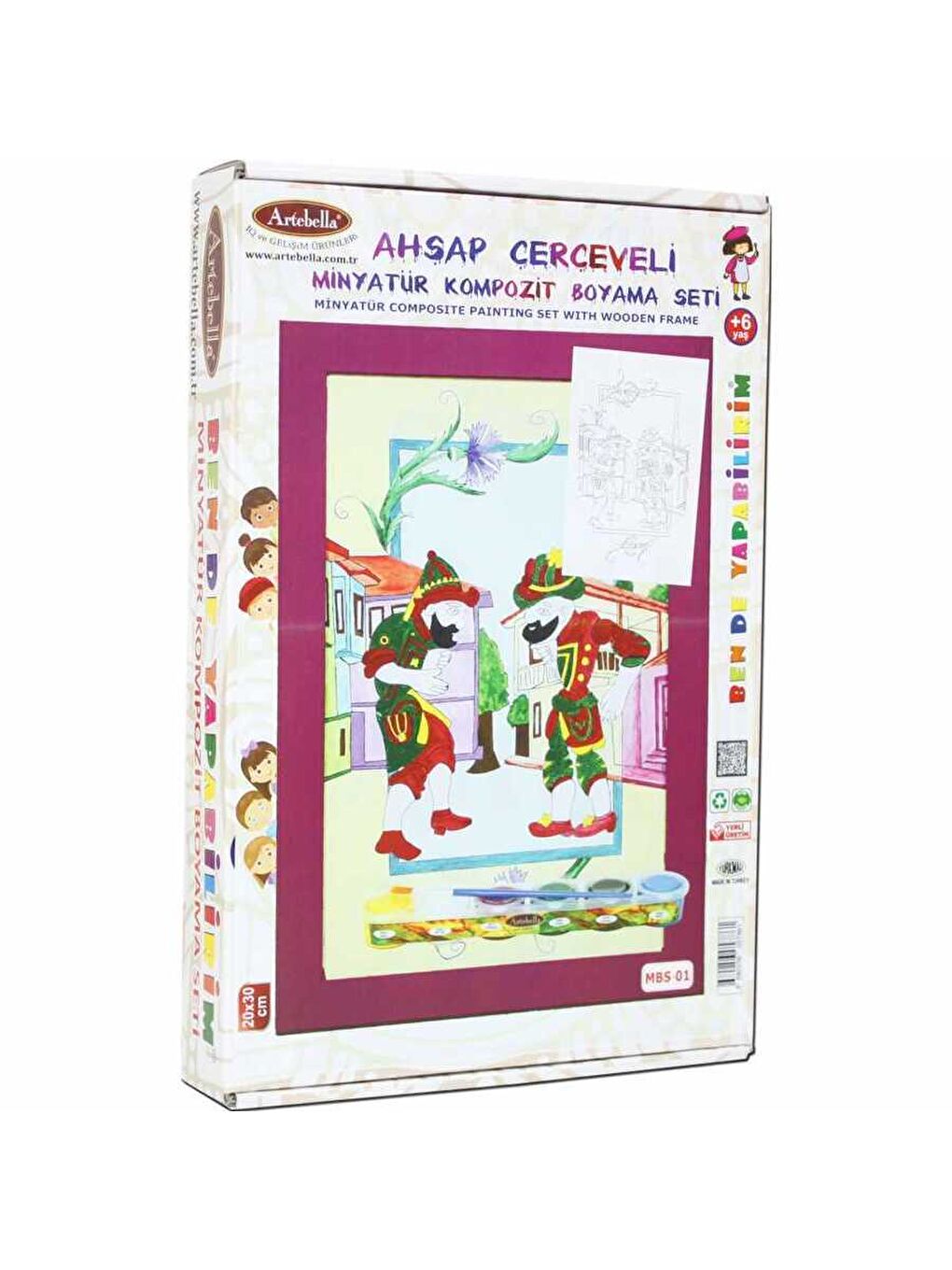 Minyatür Kompozit Boyama 20x30cm MBS-01-2