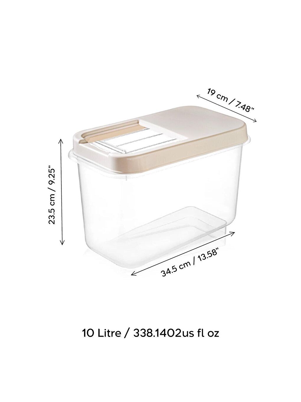 Antrasit 2'li 10 lt Kayar Kapaklı Tablet Deterjan Saklama Kutusu-1