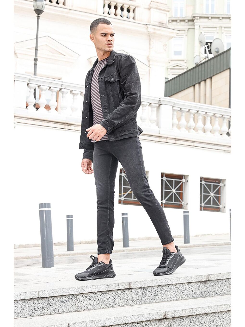 Siyah Erkek Spor Ayakkabı-3