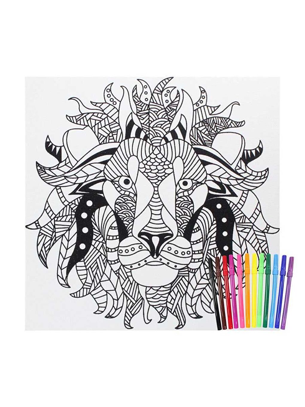 Mandala Tuval Boyama Seti 32x32cm KM-10