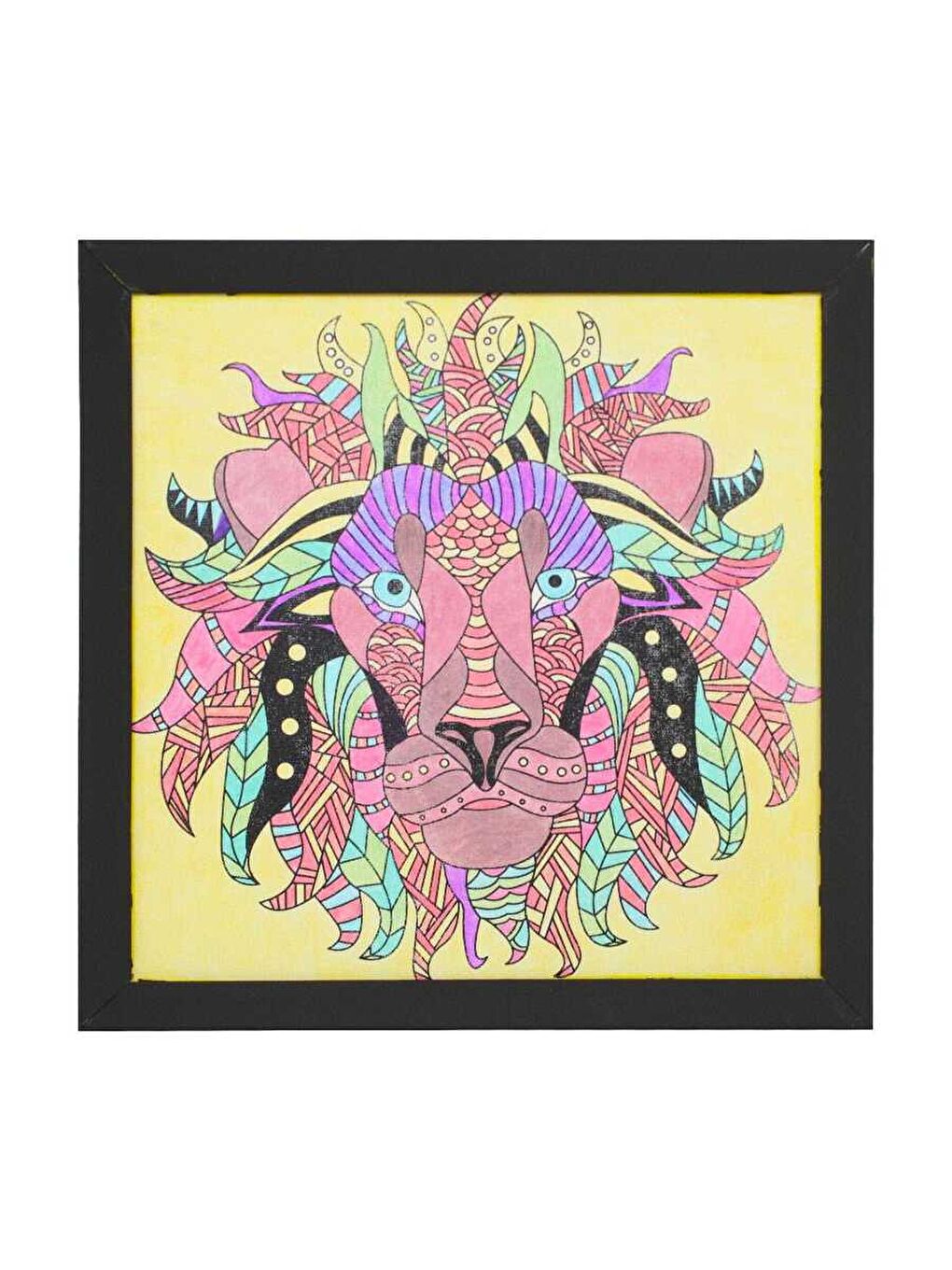 Mandala Tuval Boyama Seti 32x32cm KM-10-1