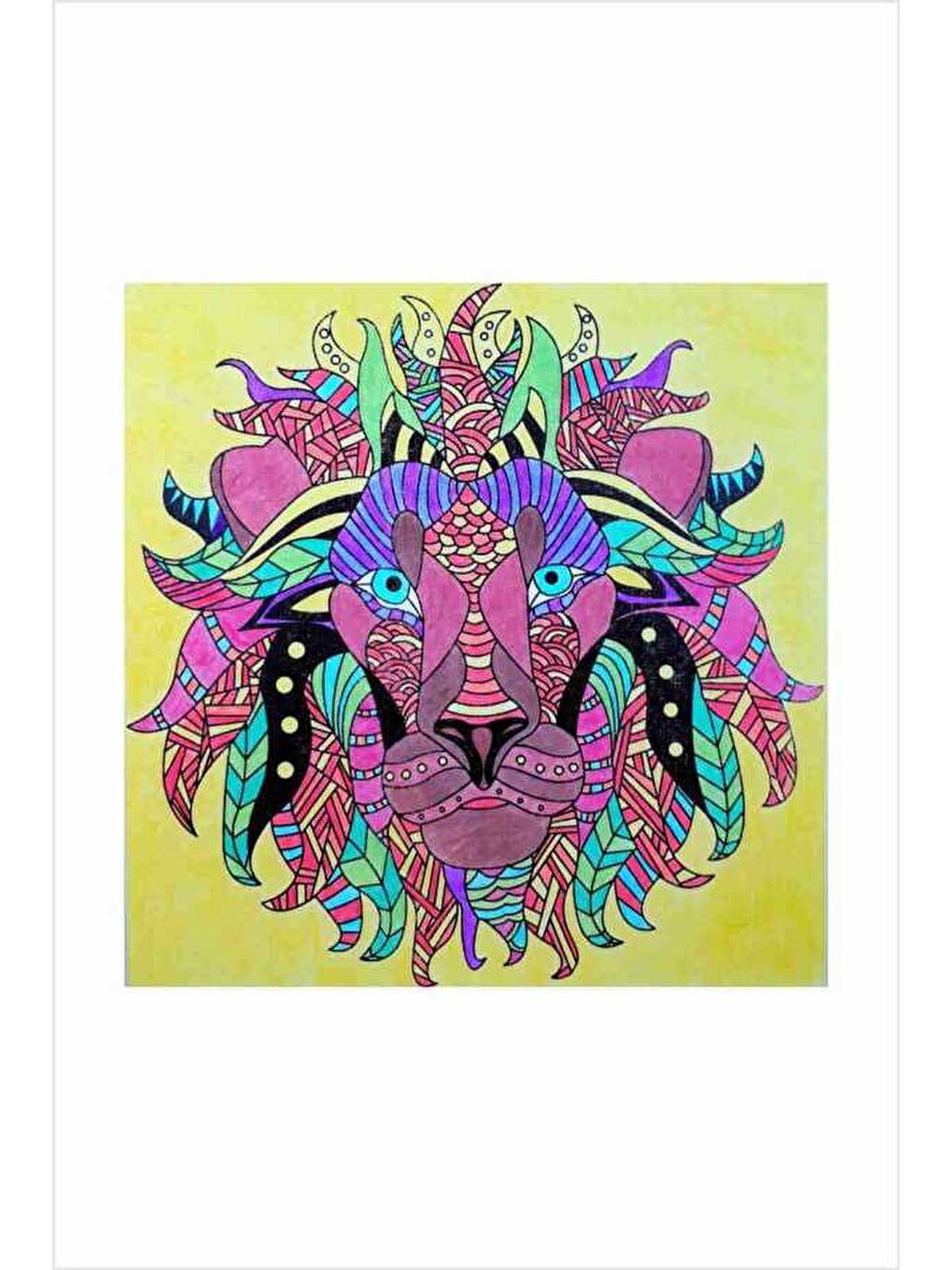 Mandala Tuval Boyama Seti 32x32cm KM-10-2