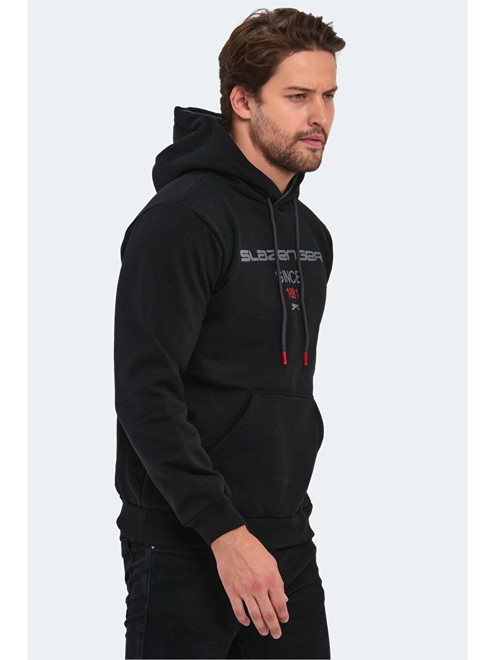 NOGA I Erkek Sweatshirt Siyah-3