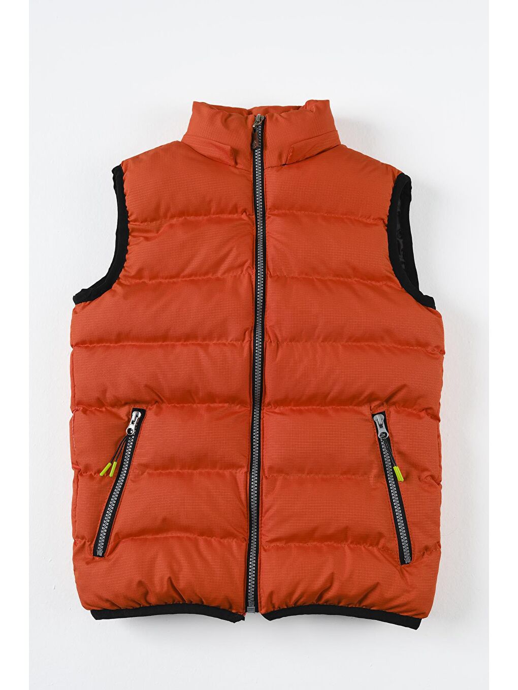 Turuncu Çıkarılan Kapüşonlu Erkek Çocuk Şişme Yelek-4