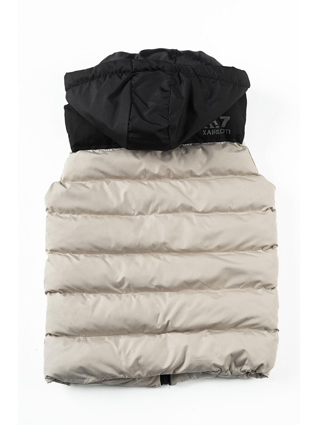 Bej Çıkarılabilir Kapüşonlu Su Geçirmez Erkek Çocuk Şişme Yelek İki Renk-1