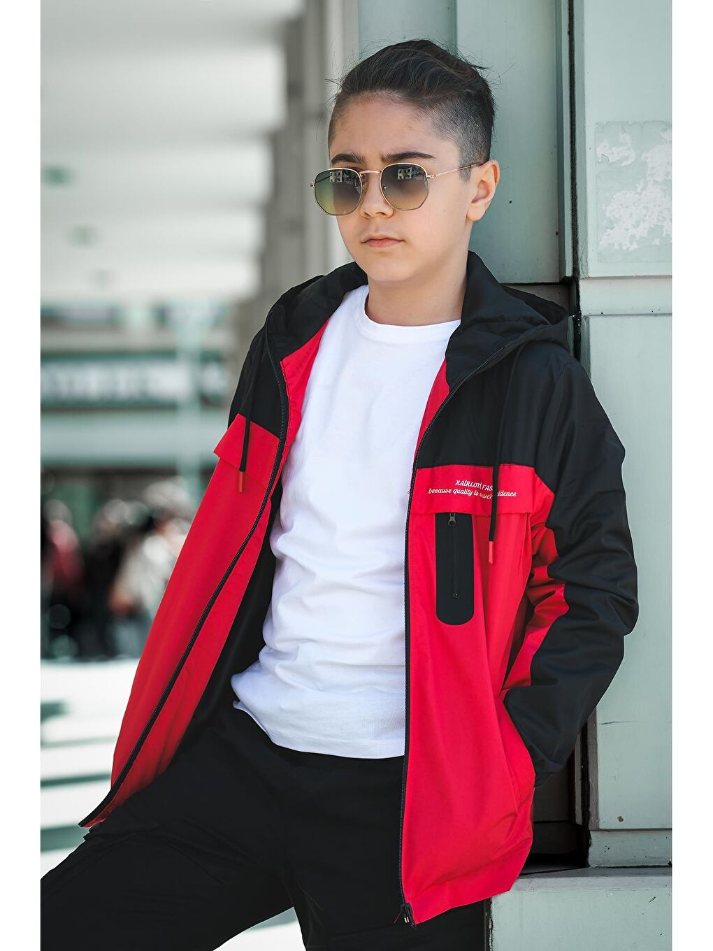 Kırmızı Erkek Çocuk Mevsimlik Mont X.F MM.0013-3