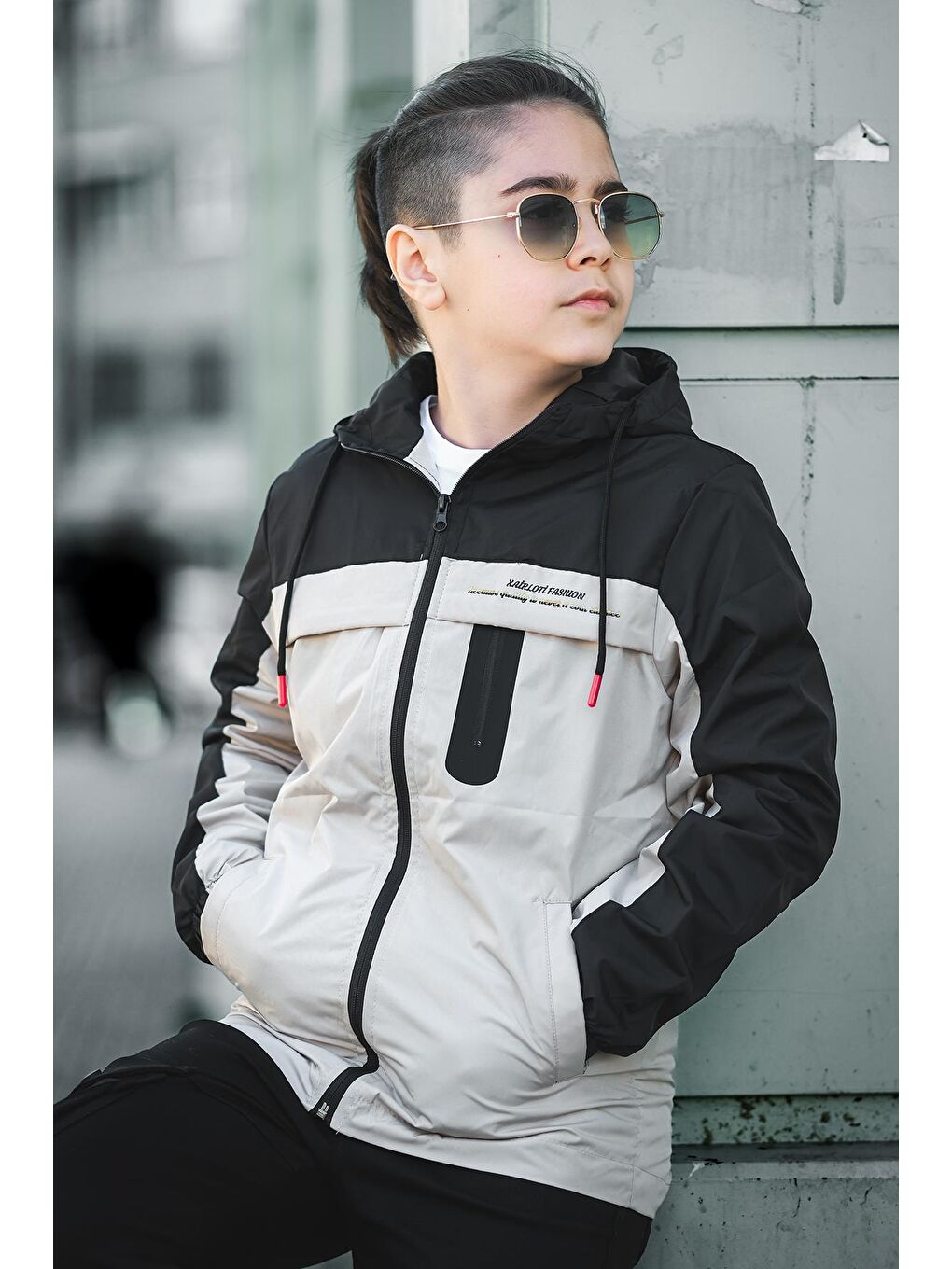 Bej Erkek Çocuk Mevsimlik Mont X.F MM.0013-1