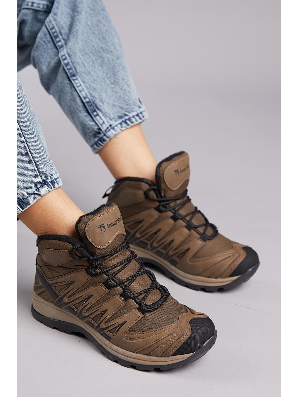 Bej Unisex Vizon Trekkıng Bot Tb601-2