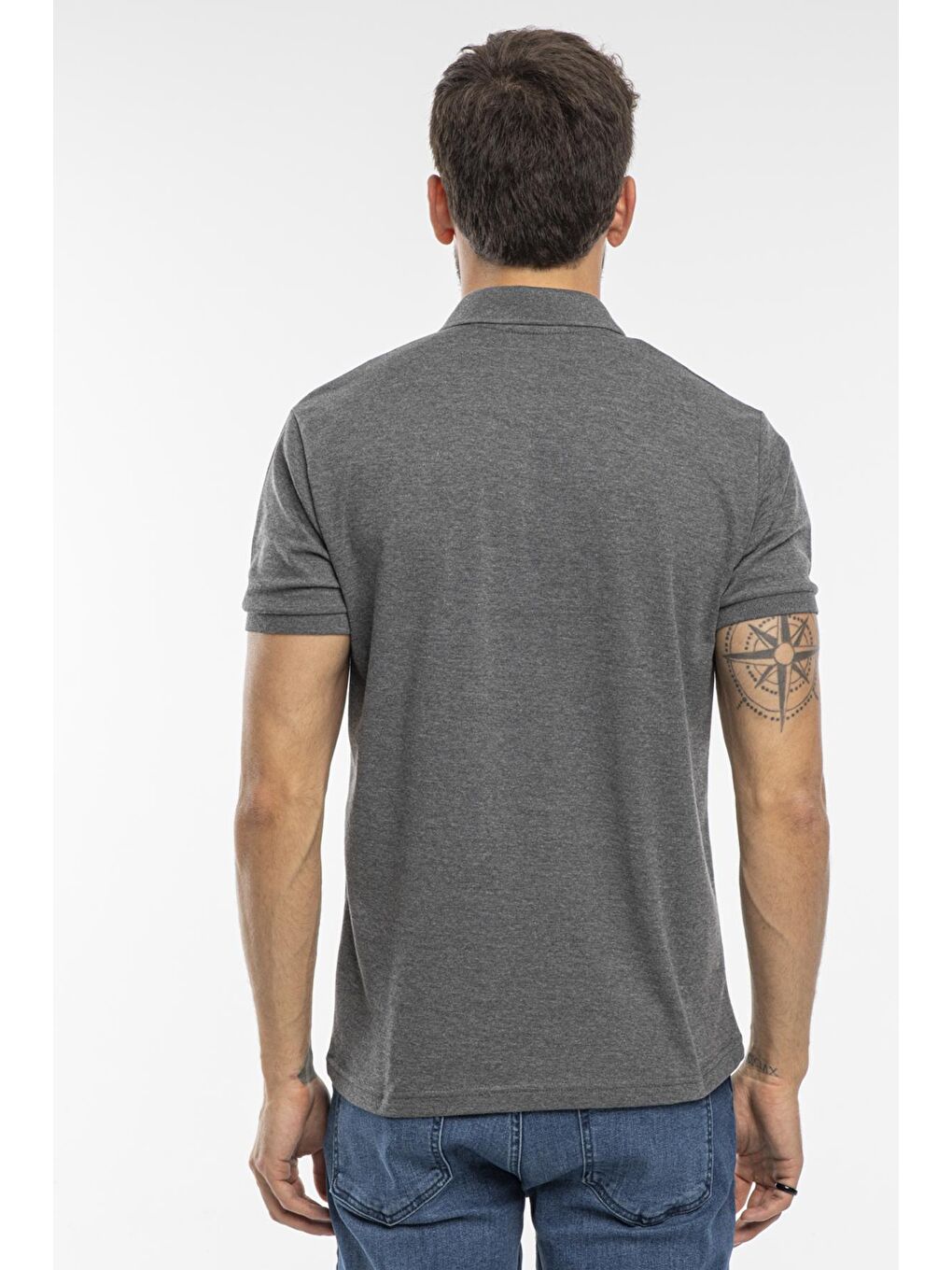 SALVATOR Erkek T-Shirt Antrasit-2