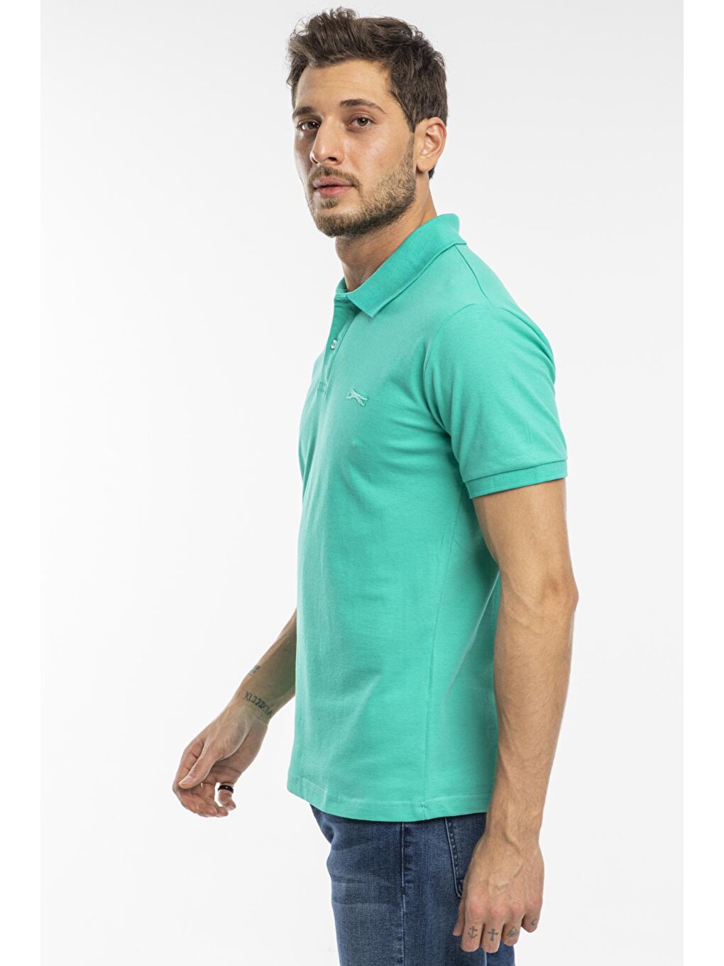 SALVATOR Erkek Tişört Yeşil-1