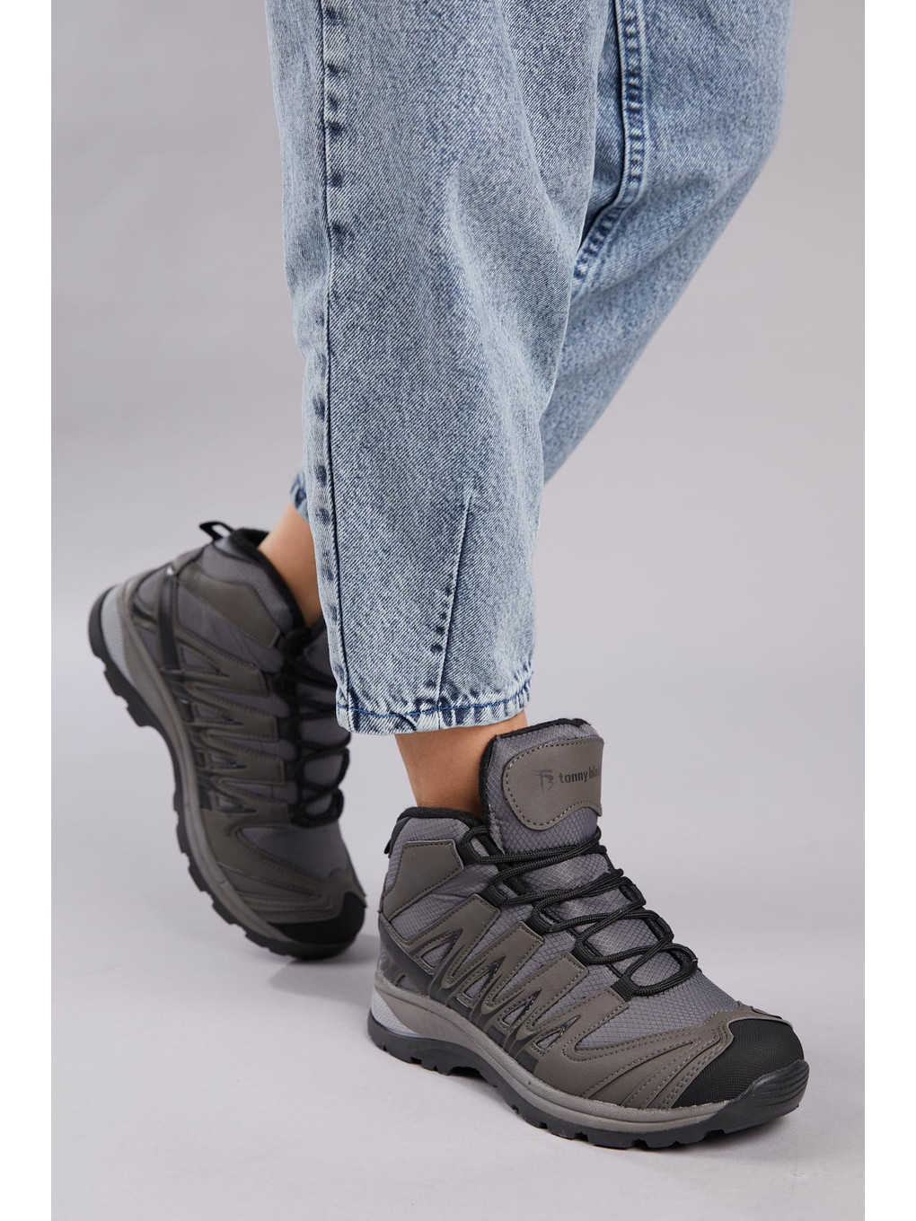Gri Unisex Füme Trekkıng Bot Tb601-1