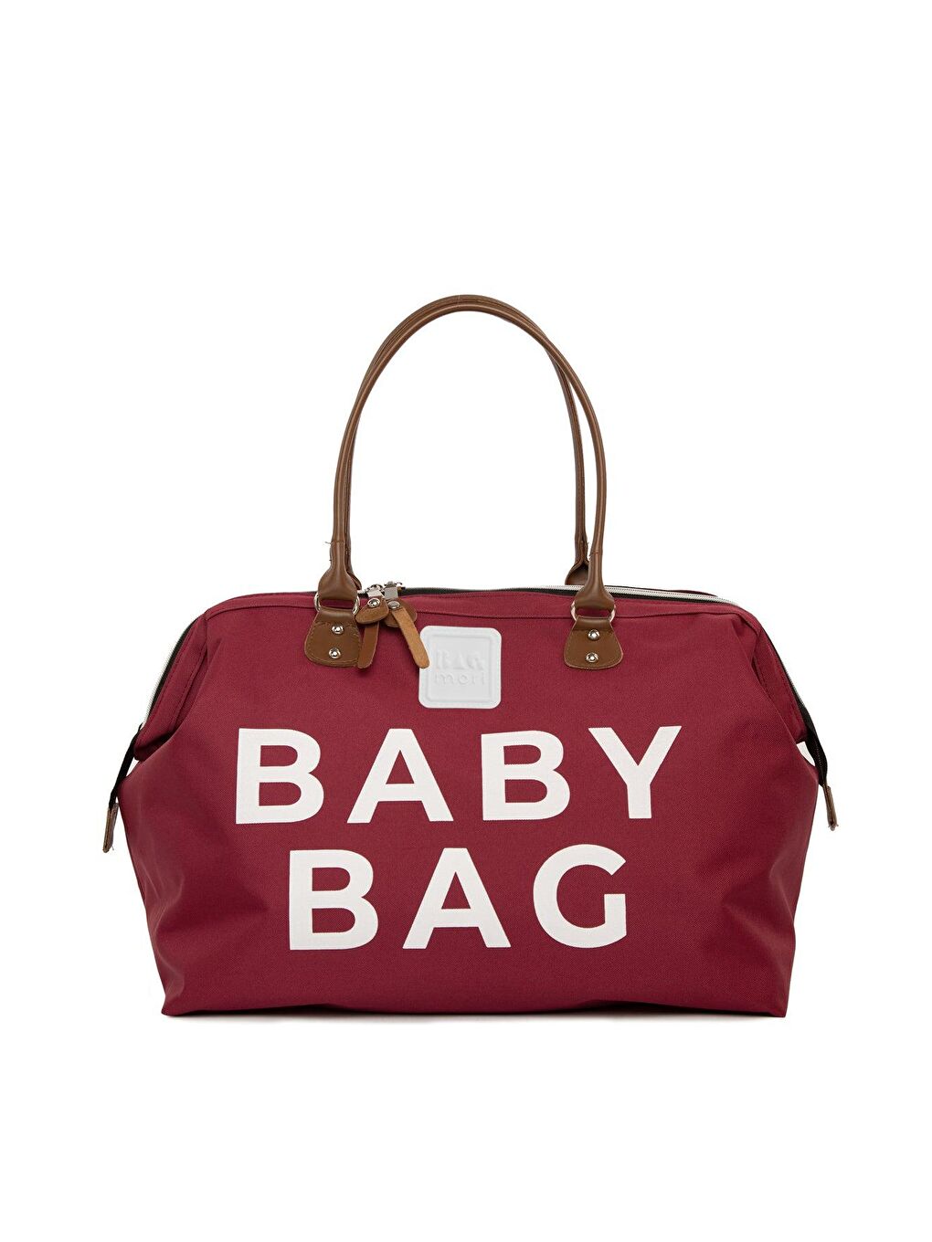 Bagmori Bordo Baby Bag Baskılı Bebek Bakım Çantası