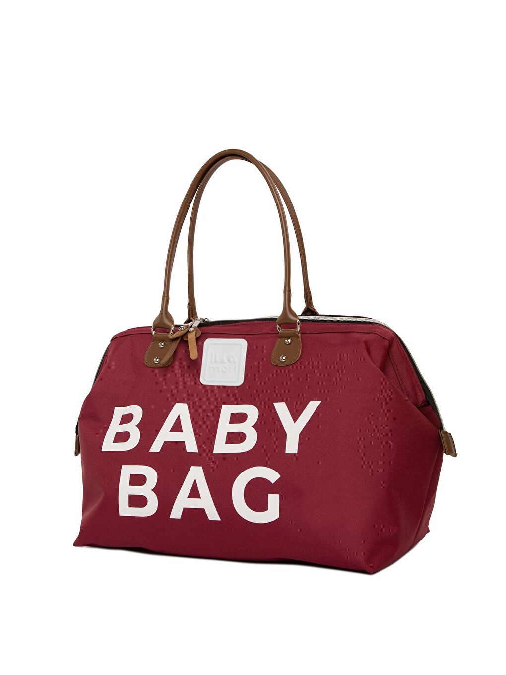 Bagmori Bordo Baby Bag Baskılı Bebek Bakım Çantası - 1