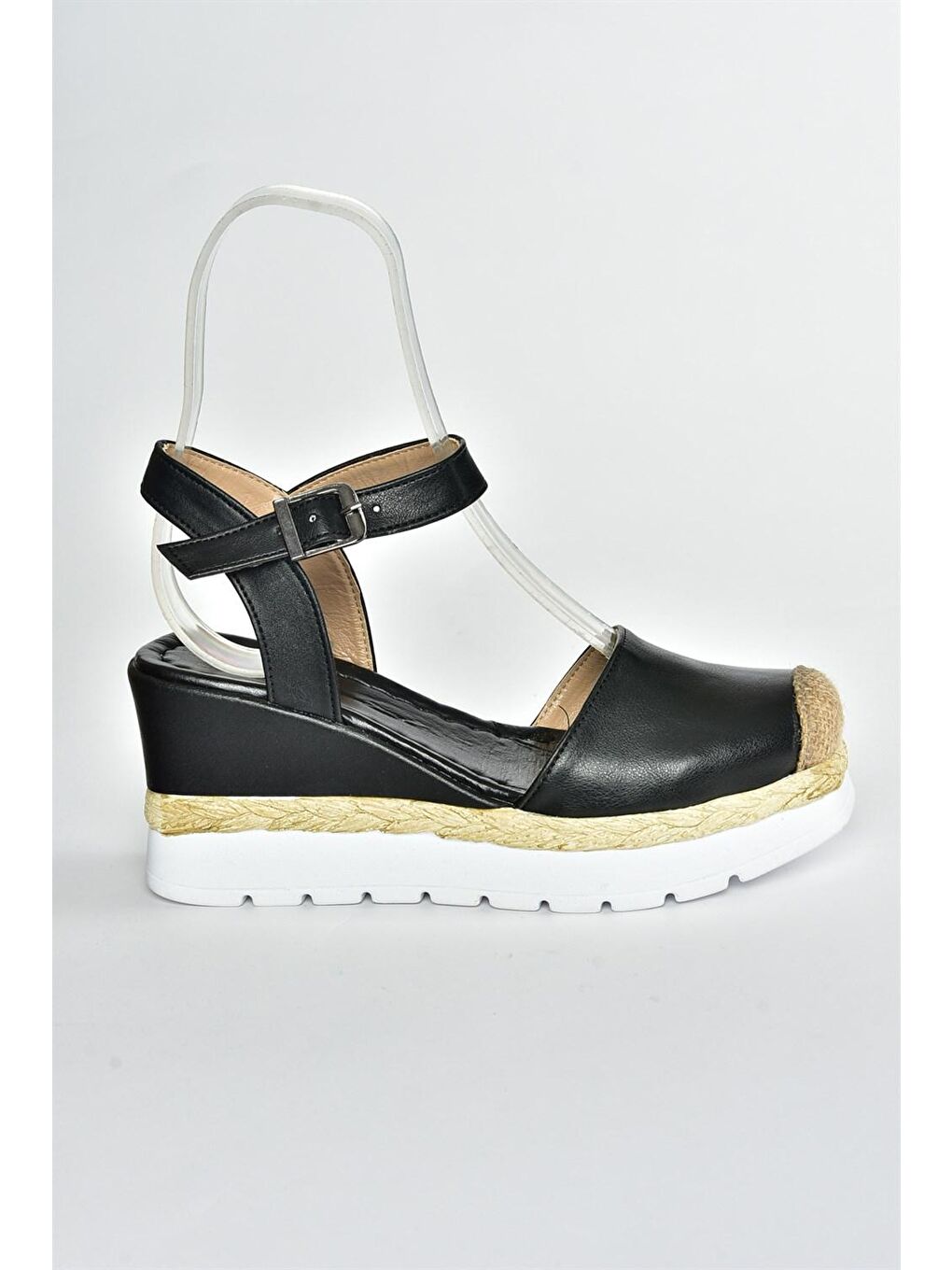 M996139209 Siyah Dolgu Taban Kadın Ayakkabı-3